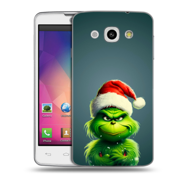 Пластиковый чехол на LG L60 с принтом Новый год Пластиковый чехол на LG L60 с принтом Новый год