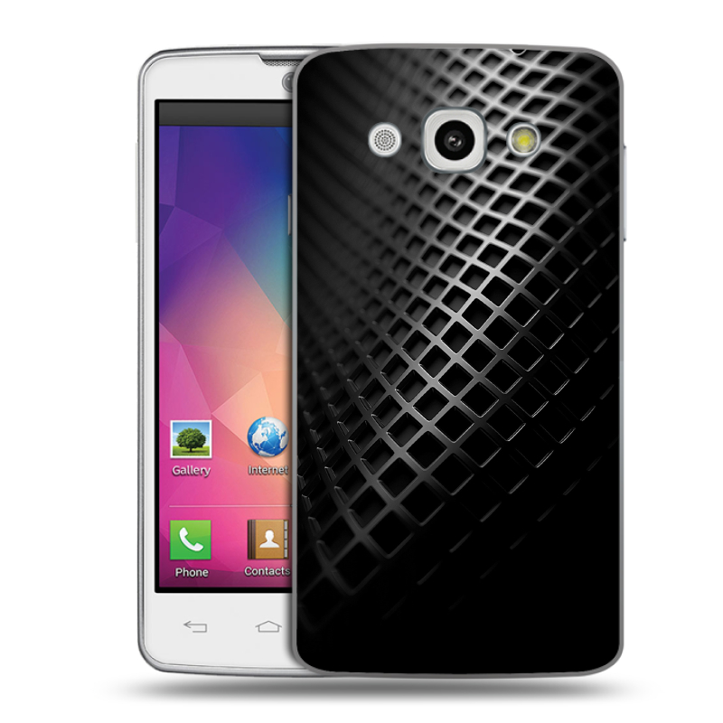 Пластиковый чехол на LG L60 с принтом Текстура металла Пластиковый чехол на LG L60 с принтом Текстура металла