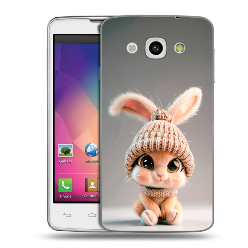 Пластиковый чехол на LG L60 с принтом Кролик Пластиковый чехол на LG L60 с принтом Кролик
