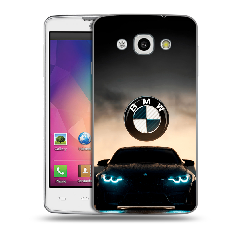 Пластиковый чехол на LG L60 с принтом БМВ BMW Пластиковый чехол на LG L60 с принтом БМВ BMW