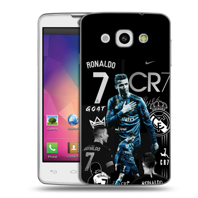 Пластиковый чехол на LG L60 с принтом Реал Роналдо Пластиковый чехол на LG L60 с принтом Реал Роналдо