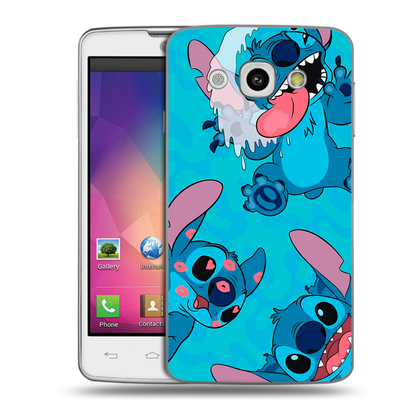 Пластиковый чехол на LG L60 с принтом Лило и Стич Пластиковый чехол на LG L60 с принтом Лило и Стич