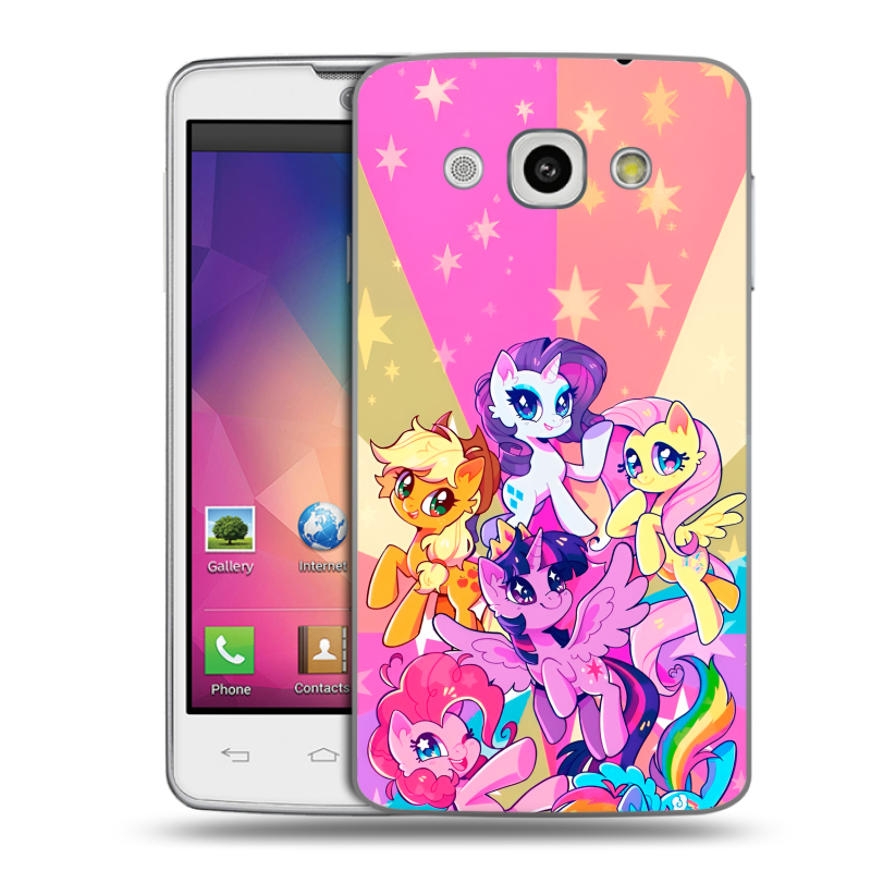 Пластиковый чехол на LG L60 с принтом My little pony Дружба чудо Пластиковый чехол на LG L60 с принтом My little pony Дружба чудо