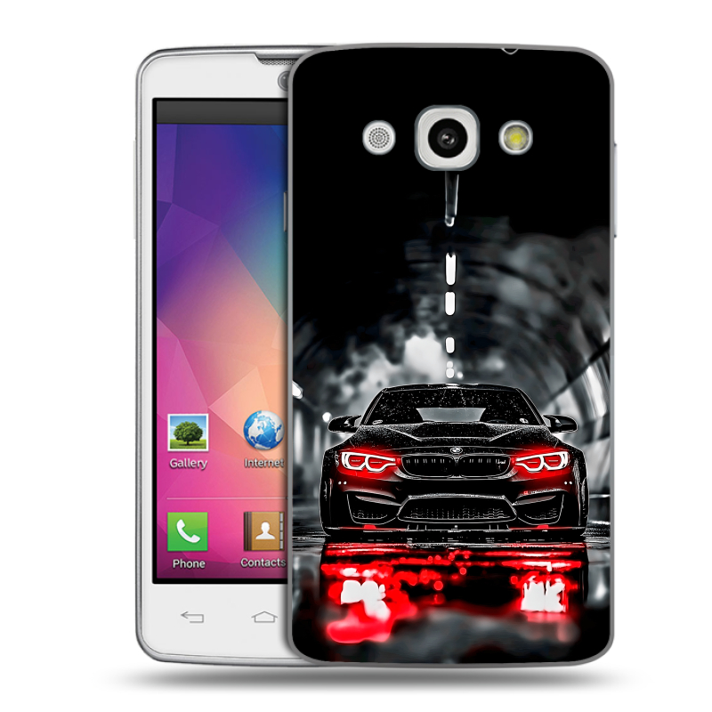 Пластиковый чехол на LG L60 с принтом BMW БМВ Пластиковый чехол на LG L60 с принтом BMW БМВ