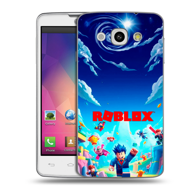 Пластиковый чехол на LG L60 с принтом Roblox Роблокс Пластиковый чехол на LG L60 с принтом Roblox Роблокс