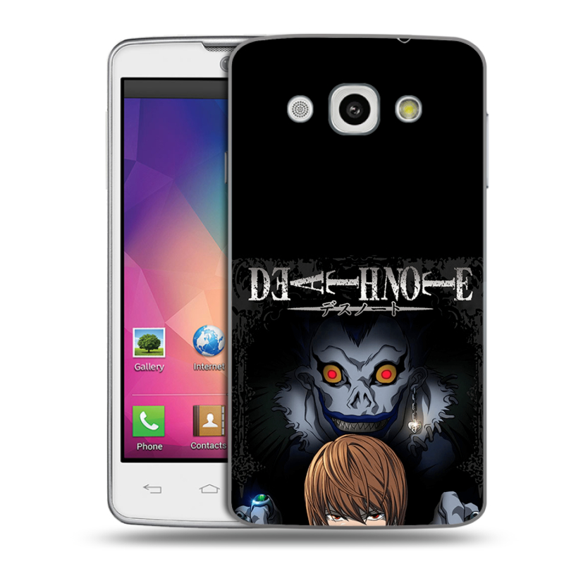 Пластиковый чехол на LG L60 с принтом Death note Тетрадь смерти Пластиковый чехол на LG L60 с принтом Death note Тетрадь смерти