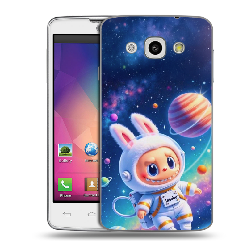 Пластиковый чехол на LG L60 с принтом Labubu Лабубу Пластиковый чехол на LG L60 с принтом Labubu Лабубу