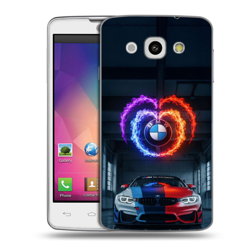 Пластиковый чехол на LG L60 с принтом BMW БМВ Пластиковый чехол на LG L60 с принтом BMW БМВ