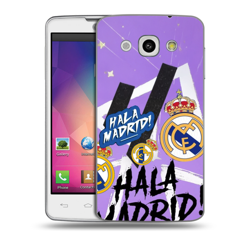 Пластиковый чехол на LG L60 с принтом Real Madrid Реал Мадрид Пластиковый чехол на LG L60 с принтом Real Madrid Реал Мадрид