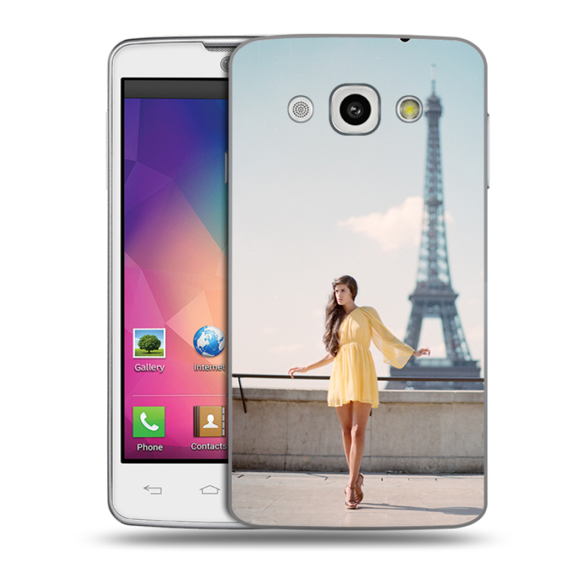 Пластиковый чехол на LG L60 с принтом Париж Пластиковый чехол на LG L60 с принтом Париж