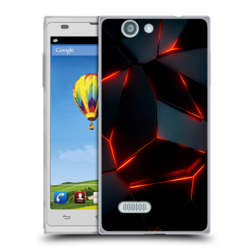 Пластиковый чехол на ZTE Blade L2 с принтом Яркие абстракции