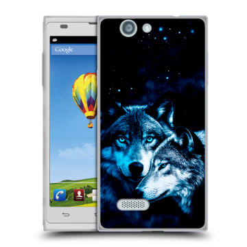 Пластиковый чехол на ZTE Blade L2 с принтом Волки Пластиковый чехол на ZTE Blade L2 с принтом Волки