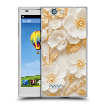 Пластиковый чехол на ZTE Blade L2 с принтом Цветы