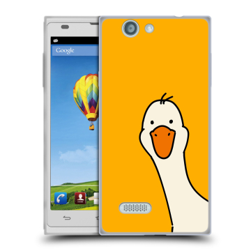 Пластиковый чехол на ZTE Blade L2 с принтом Утка