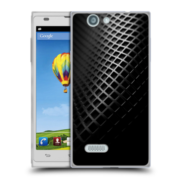 Пластиковый чехол на ZTE Blade L2 с принтом Текстура металла