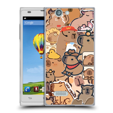 Пластиковый чехол на ZTE Blade L2 с принтом капибара