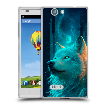Пластиковый чехол на ZTE Blade L2 с принтом бабочки саккура