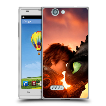 Пластиковый чехол на ZTE Blade L2 с принтом Как приручить дракона