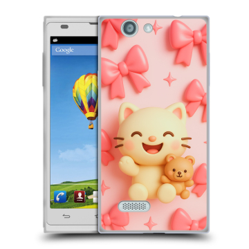 Пластиковый чехол на ZTE Blade L2 с принтом для девочек
