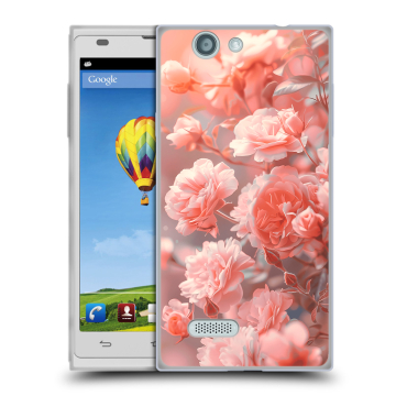 Пластиковый чехол на ZTE Blade L2 с принтом Розы цветы