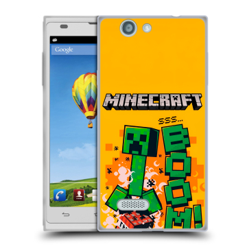 Пластиковый чехол на ZTE Blade L2 с принтом Майнкрафт Minecraft