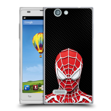Пластиковый чехол на ZTE Blade L2 с принтом человек паук spiderman