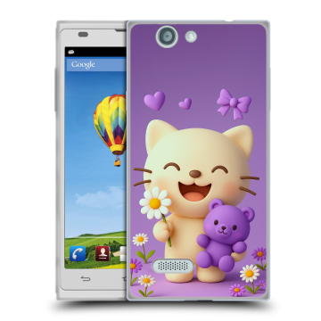 Пластиковый чехол на ZTE Blade L2 с принтом для девочек