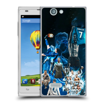 Пластиковый чехол на ZTE Blade L2 с принтом Реал Роналдо Пластиковый чехол на ZTE Blade L2 с принтом Реал Роналдо