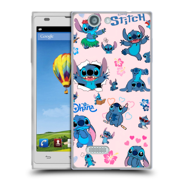 Пластиковый чехол на ZTE Blade L2 с принтом Лило и Стич