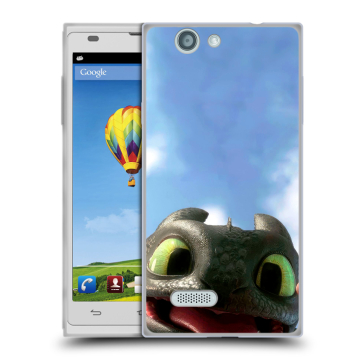 Пластиковый чехол на ZTE Blade L2 с принтом Как приручить дракона