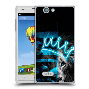 Пластиковый чехол на ZTE Blade L2 с принтом Король лев