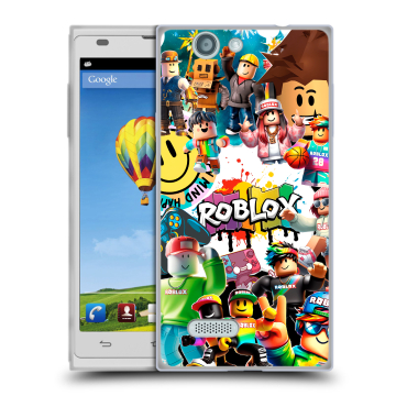 Пластиковый чехол на ZTE Blade L2 с принтом Roblox Роблокс Пластиковый чехол на ZTE Blade L2 с принтом Roblox Роблокс