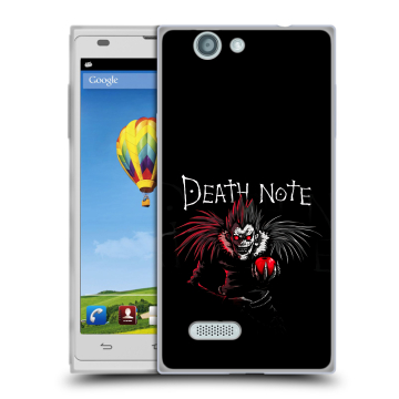 Пластиковый чехол на ZTE Blade L2 с принтом Death note Тетрадь смерти