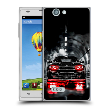 Пластиковый чехол на ZTE Blade L2 с принтом BMW БМВ Пластиковый чехол на ZTE Blade L2 с принтом BMW БМВ