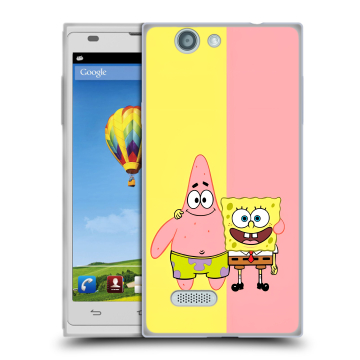 Пластиковый чехол на ZTE Blade L2 с принтом Спанч боб Спанчбоб