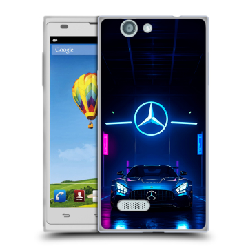 Пластиковый чехол на ZTE Blade L2 с принтом Mercedes Мерседес