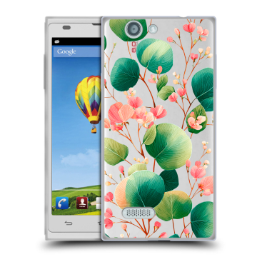 Пластиковый чехол на ZTE Blade L2 с принтом женский