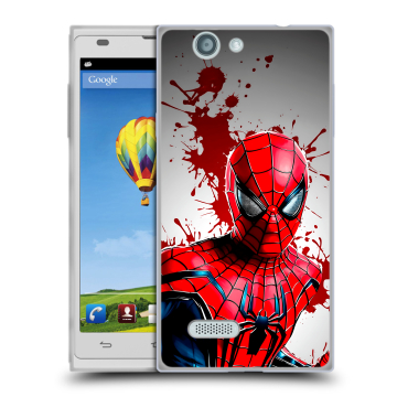 Пластиковый чехол на ZTE Blade L2 с принтом Spiderman Человек паук