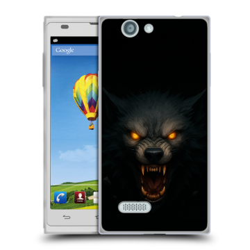 Пластиковый чехол на ZTE Blade L2 с принтом Волк