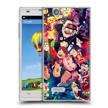 Пластиковый чехол на ZTE Blade L2 с принтом Gravity Falls Гравити Фолз