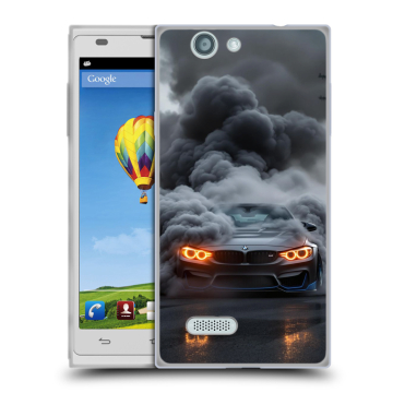 Пластиковый чехол на ZTE Blade L2 с принтом BMW БМВ Пластиковый чехол на ZTE Blade L2 с принтом BMW БМВ