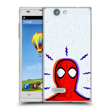 Пластиковый чехол на ZTE Blade L2 с принтом Spiderman Человек паук