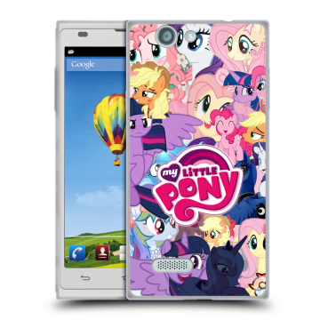 Пластиковый чехол на ZTE Blade L2 с принтом My little pony Дружба чудо