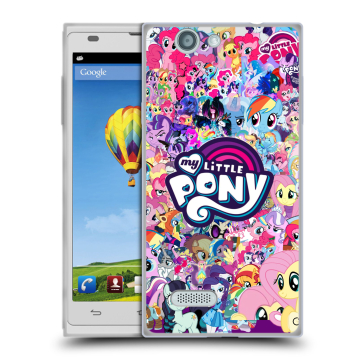 Пластиковый чехол на ZTE Blade L2 с принтом My little pony Дружба чудо