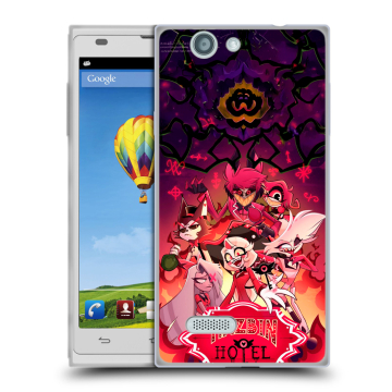 Пластиковый чехол на ZTE Blade L2 с принтом Hazbin Hotel Отель Хазбин