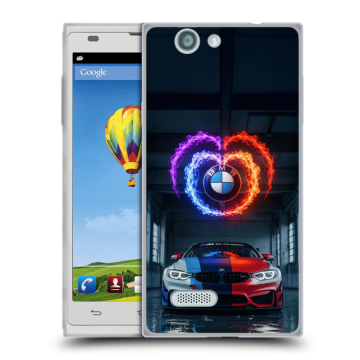 Пластиковый чехол на ZTE Blade L2 с принтом BMW БМВ