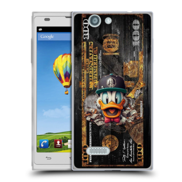 Пластиковый чехол на ZTE Blade L2 с принтом Дональд Дак Доллар