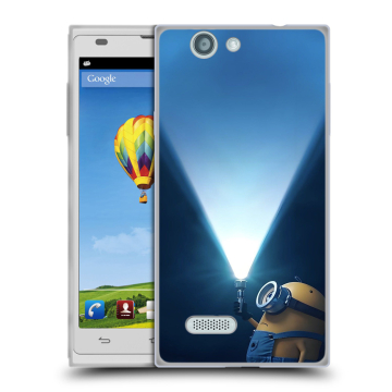 Пластиковый чехол на ZTE Blade L2 с принтом Миньоны