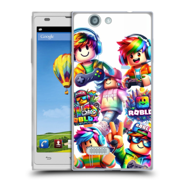 Пластиковый чехол на ZTE Blade L2 с принтом Roblox Роблокс