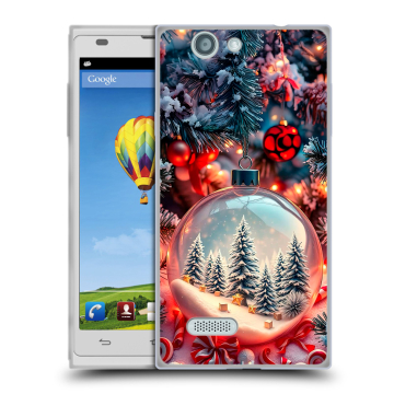 Пластиковый чехол на ZTE Blade L2 с принтом Новый год